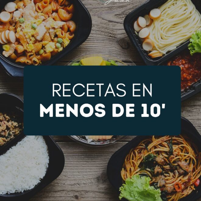 Ebook recetas en menos de 10 minutos